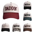 thumbnail image 1 of XFeng Daddin Embroidered Trucker Hat Two Tone Curved Brim Mesh Back Baseball Cap Men Dad Hat, 1 of 5