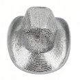 thumbnail image 1 of XFeng Golden Mesh Western Cowboy Party Hat, 1 of 4