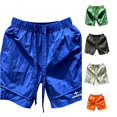 thumbnail image 1 of XFeng Men Nylon Athletic Shorts Elastic Waist Drawstring Printed Logo Quick Dry Knee‑Length Shorts, 1 of 3