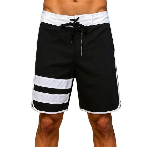 XFeng Men's 2 in 1 Swim Trunks, Print Board Shorts with Compression Liner, Quick Dry Beach Swim Shorts with Pockets