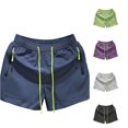 thumbnail image 1 of XFeng Men's 2 in 1 Swim Trunks, Print Board Shorts with Compression Liner, Quick Dry Beach Swim Shorts with Pockets, 1 of 4