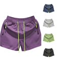 thumbnail image 1 of XFeng Men's 2 in 1 Swim Trunks, Print Board Shorts with Compression Liner, Quick Dry Beach Swim Shorts with Pockets, 1 of 4
