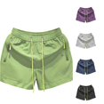 thumbnail image 1 of XFeng Men's 2 in 1 Swim Trunks, Print Board Shorts with Compression Liner, Quick Dry Beach Swim Shorts with Pockets, 1 of 4