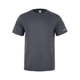thumbnail image 1 of XFeng.Men's Gradient Color Quick Dry Athletic Short Sleeve T-Shirt, Breathable Crew Neck Running Sports Tee.Dark Gray.XL, 1 of 7