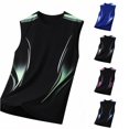 thumbnail image 1 of XFeng Men's Sleeveless Athletic Tank Top, Quick Dry Sports Workout Shirt, 1 of 4