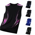 thumbnail image 1 of XFeng Men's Sleeveless Athletic Tank Top, Quick Dry Sports Workout Shirt, 1 of 4