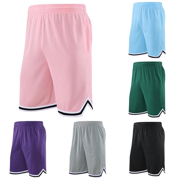 XFeng Mens 11" Gym Basketball Shorts with Zipper Pockets - Quick Dry Lightweight Mesh Athletic Shorts for Workout Running