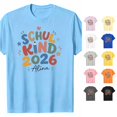 thumbnail image 1 of XFeng Schulkind 2026 Graphic T‑Shirt Kids Back to School Short Sleeve Tee, 1 of 4