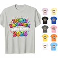 thumbnail image 1 of XFeng Schulkind 2026 Graphic T‑Shirt Kids Back to School Short Sleeve Tee, 1 of 4