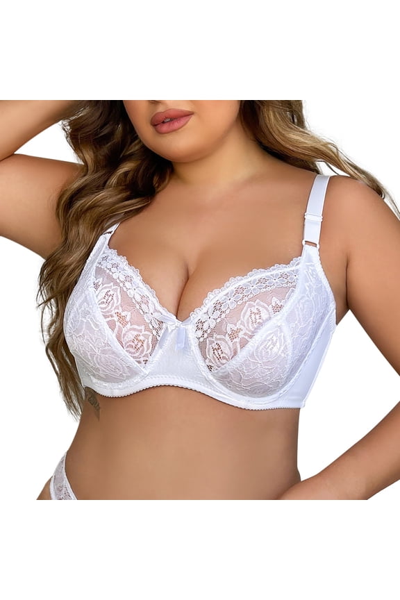 Womens Plus Bra Double Underwire Underwear