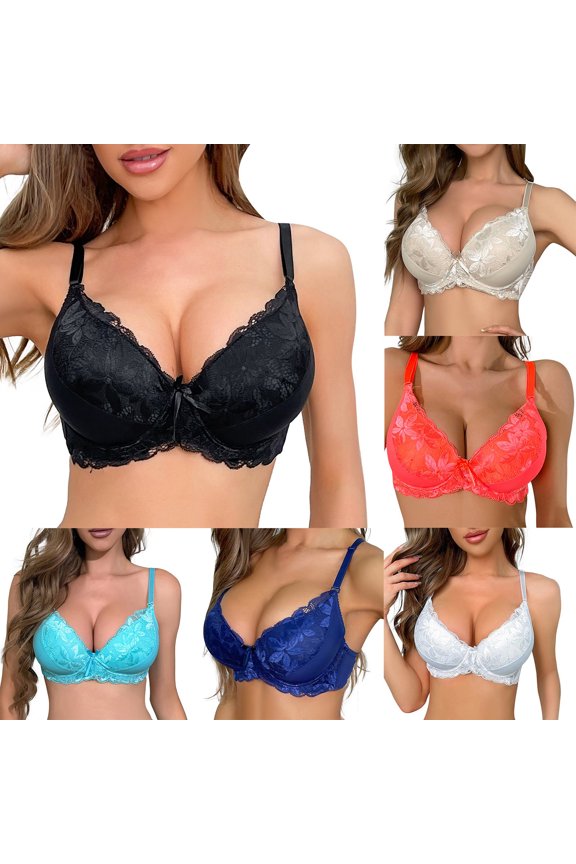 Womens Plus Bra Double Underwire Underwear