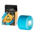 thumbnail image 1 of XFlex K Tape Waterproof Uncut Roll – Physio Tape 4 Way Stretch – Kinesiology Tape Pro 2 inch x 16 ft - Blue, 1 of 3