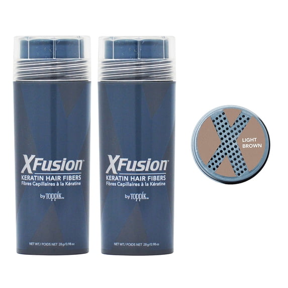 XFusion Light Brown Fibers 0.98oz (Pack of 2)