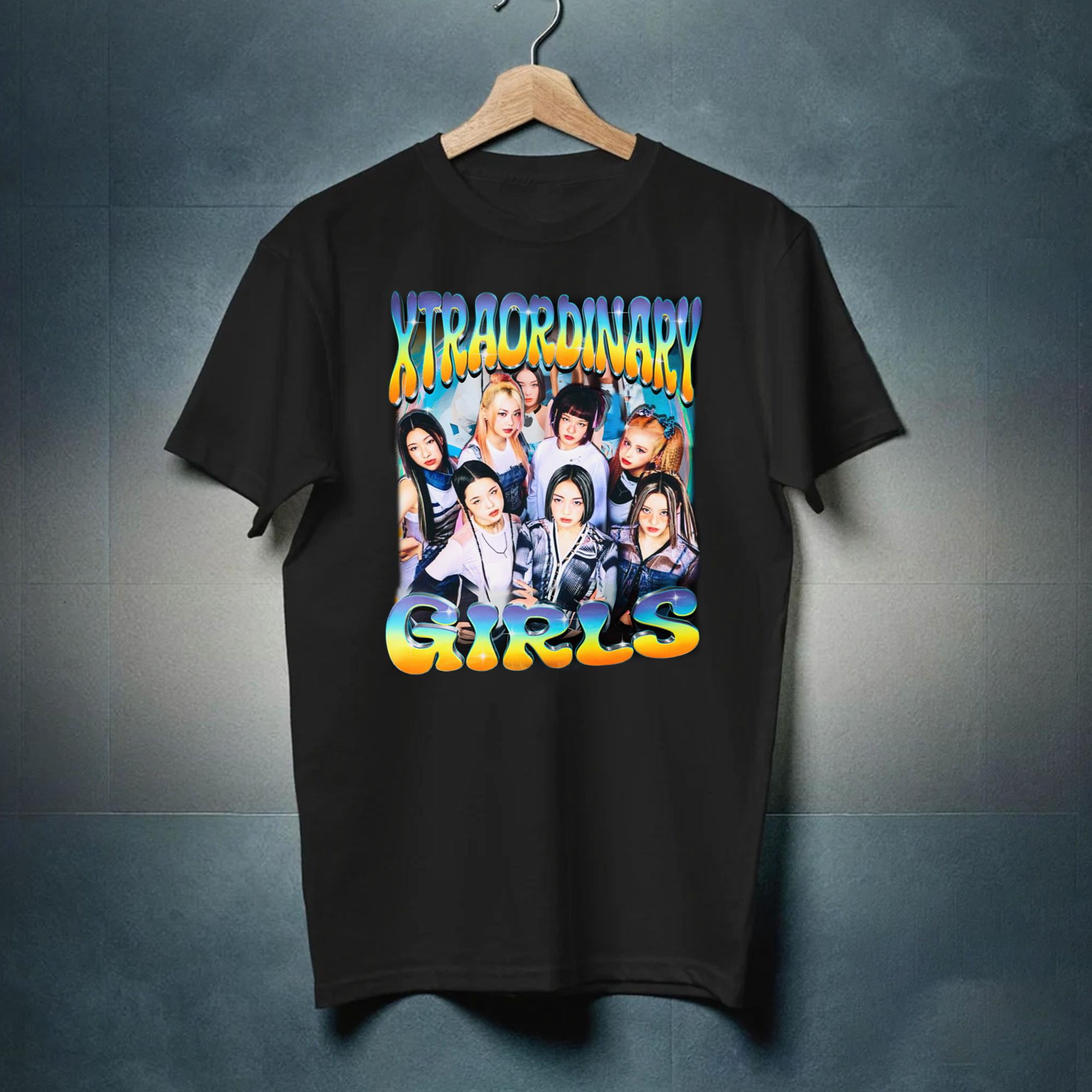 XG Xtraordinary Girls Tシャツ XG Bootleg 90s Shirt - XG Kpop Shirt - Jpop Tee