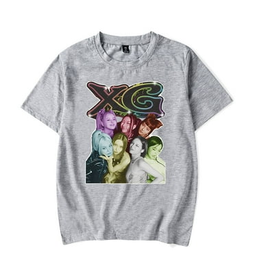 XG Merch Colorful T-shirt Fashion t shirt Men Women Short Sleeve Tee Crewneck Top