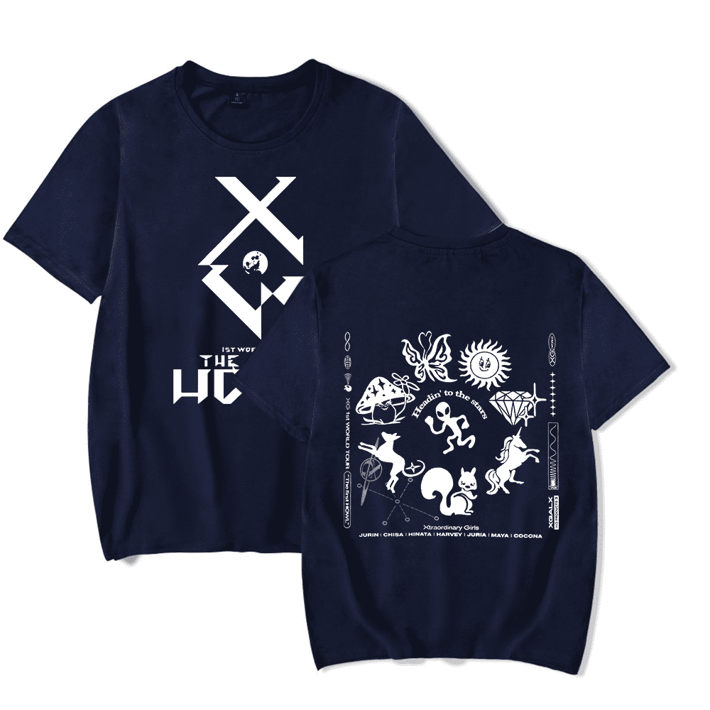 XG THE FIRST HOWLTシャツ Mサイズ XG 1st World Tour The First Howl Merch T-Shirt