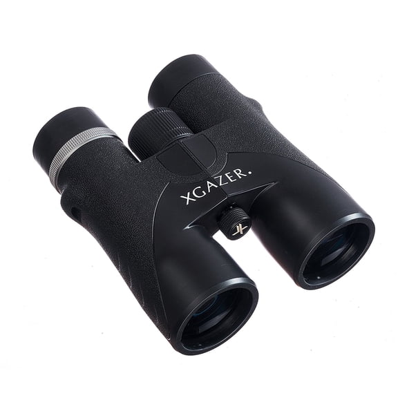 XGAZER OPTICS HD 10X42 Professional Binoculars- High Power Travel, Hunting, Fishing, Safari, Bird Watching Binoculars- Long Range, Eye-Relief Binoculars w/ Neck Strap, Cleaning Cloth & Carrying Case
