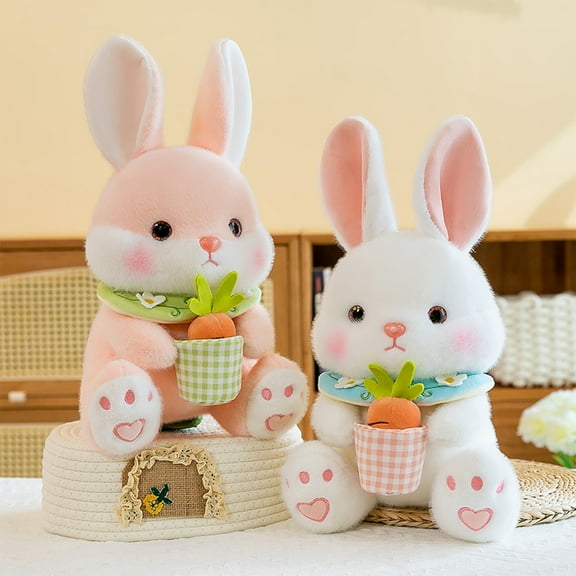 XGFHYJEH 11.8in Easter Bunny Stuffed Animals, Stuffed Animals under $5, Stuffed Animals & Plush Toys, Stuffed Animals for Girls Boys, Small Stuffed Animals, Easter Bunny Plush Doll