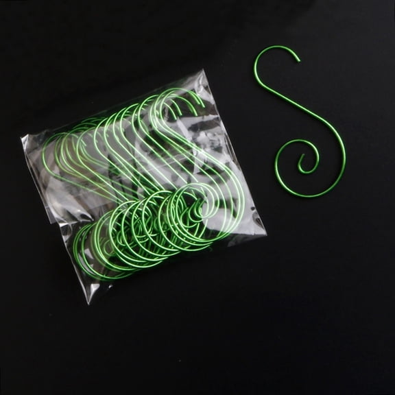 XGFHYJEH 20 PCS Ornament Hooks - Hook Decorating Metal Wire Hangers For Decor