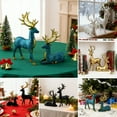 thumbnail image 1 of XGFHYJEH 2pcs Reindeer Ornaments Statue,Reindeer Christmas Decoration,Deer Gifts for Women, Mom Gifts,Deer Decorations Applicable Home, Office,Bookshelf TV Stand, Shelf, Living Room, 1 of 6
