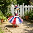 thumbnail image 1 of XGFHYJEH 4th of July Porch Goose Outfits 23", Independence Day Porch Goose Clothes Clearance for Porch Goose, Porch Goose Accessories, Patriotic Goose Costume for Outdoor Patio Yard Lawn, 1 of 6