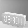 thumbnail image 1 of XGFHYJEH Alarm Clock, Digital clocks, Atomic Clocks, Alarm Clock with Usb Charge Port, Small Bedside Tabletop Clock with Large LED Display & Wireless Bluetooth Speaker, 1 of 6