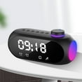 thumbnail image 1 of XGFHYJEH Alarm Clock Radio, Digital Clocks, Atomic Clocks, Alarm Clock with Usb Charge Port, Small Smart Bedside Tabletop Clock with Large LED Display & Bluetooth Speaker & Led Light, 1 of 8