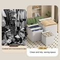 thumbnail image 1 of XGFHYJEH Back to School Cloth Storage Bins Organizer with Lids Foldable Clothes Bags Large Capacity Closet Wardrobe Box for Clothes Blanket Bedding Toy, 1 of 6