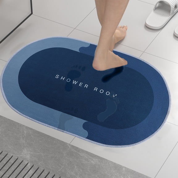 XGFHYJEH Bathroom Rugs, Bath Mats for Bathroom Floor, Bathroom Mats, Quick-Drying Waterproof Non-Slip Washable Bath Runners