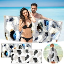 XGFHYJEH Beach Towel, Oversized Beach Towel, Beach Towel Clearance, Towel Beach, Lightweight Beach Towel, Portable Foldable Hypoallergenic Cooling Technology Breathable Towel for Beach