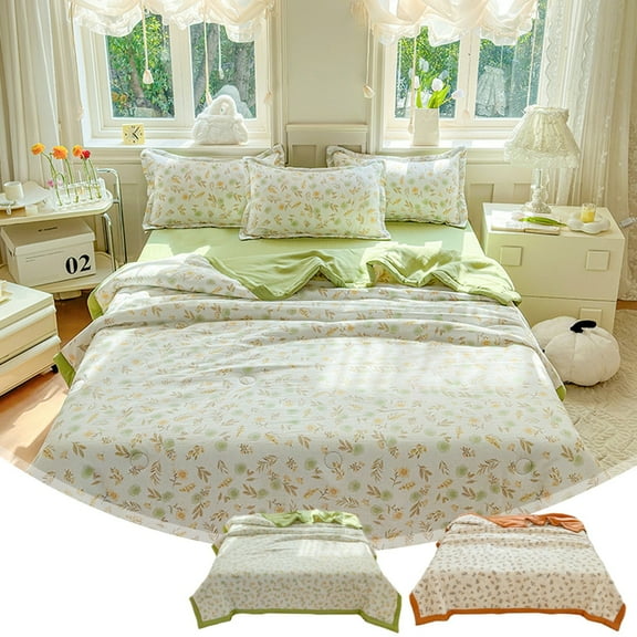 XGFHYJEH Bed Quilt, Twin Bed Quilt, Quilt for Bed, Summer Bed Quilt, Lightweight Bed Quilt, Summer Cooling Quilt, Small Quilt Bedding Blanket for Spring Summer Autumn, cotton
