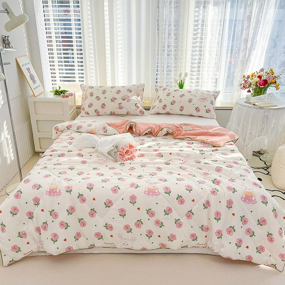 XGFHYJEH Bed Quilt, Twin Bed Quilt, Quilt for Bed, Summer Bed Quilt, Lightweight Bed Quilt, Summer Cooling Quilt, Small Quilt Bedding Blanket for Spring Summer Autumn, polyester