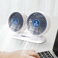 thumbnail image 1 of XGFHYJEH Car Fan, Fan for Car, Portable Fan for Car, Car Fan for Dashboard, Usb Fan for Car, Car Fans that Blow Cold Air, Car Fans for Cooling inside a Car, 1 of 5