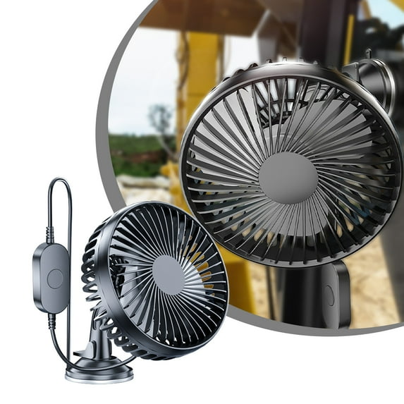 XGFHYJEH Car Fan, Fan for Car, Portable Fan for Car, 12V Car Fan for Dashboard, Car Fans that Blow Cold Air, Car Fans for Cooling inside a Car