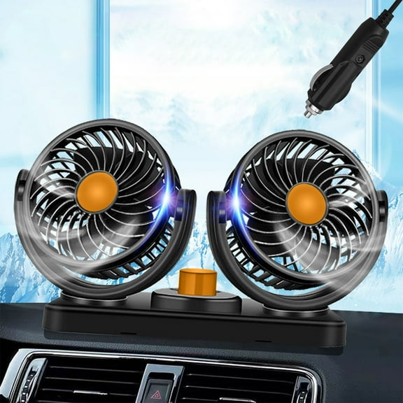 XGFHYJEH Car Fan, Fan for Car, Portable Fan for Car, 24V Car Fan for Dashboard, Car Fans that Blow Cold Air, Car Fans for Cooling inside a Car