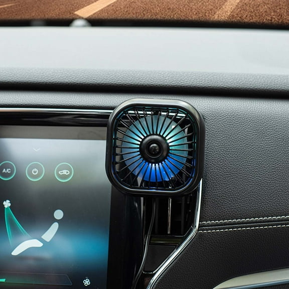 XGFHYJEH Car Fan, Fan for Car, Portable Fan for Car, Car Fan for Dashboard, Car Fans that Blow Cold Air, Car Fans for Cooling inside a Car
