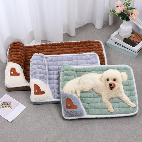 XGFHYJEH Cat Beds for Indoor Cats, Cat Beds Under $10, Cat Beds Clearance, Pet Bedding for Small Animals, Dog Crate Mats, Dog Crate Mattress, Winter Warm Cozy Dog Crate Mattress