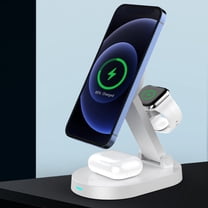 XGFHYJEH Charging Station, Wireless Charging Station, Charging Station for Multiple Devices, Wireless Charging, 15W 3 in 1 Charging Station, Wireless Charge, for Android, Iphone, Apple, Samsung, Ipad