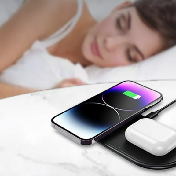 XGFHYJEH Charging Station, Wireless Charging Station, Charging Station for Multiple Devices, Wireless Charging, 15W Charge Station, Wireless Charge, for Android, Iphone, Apple, Samsung, Ipad