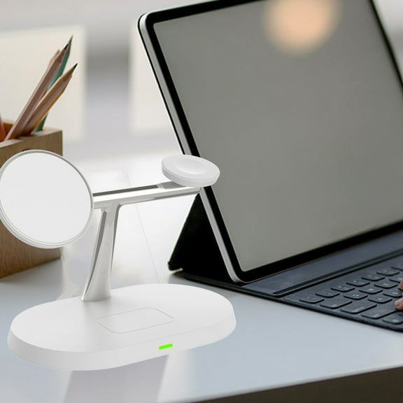 XGFHYJEH Charging Station, Wireless Charging Station, Charging Station for Multiple Devices, Wireless Charging, 15W Charge Station, Wireless Charge, for Android, Iphone, Apple, Samsung, Ipad