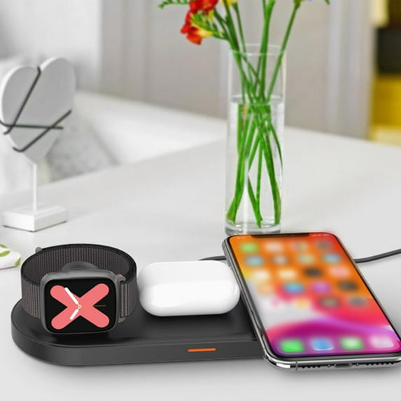 XGFHYJEH Charging Station, Wireless Charging Station, Charging Station for Multiple Devices, Wireless Charging, 3 in 1 Charging Station, Wireless Charge, for Android, Iphone, Apple, Samsung, Ipad