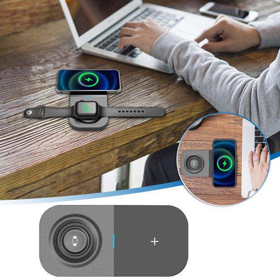 XGFHYJEH Charging Station, Wireless Charging Station, Charging Station for Multiple Devices, Wireless Charging, Charge Station, Wireless Charge, for Android, Iphone, Apple, Samsung, Ipad