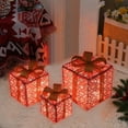 thumbnail image 1 of XGFHYJEH Christmas Gift Boxes Outdoor Decor, Christmas Gift Boxes Tree Decorations, Set of 3 Christmas Lighted Present Boxes, Light up Present Boxes Decoration Outside, 1 of 5