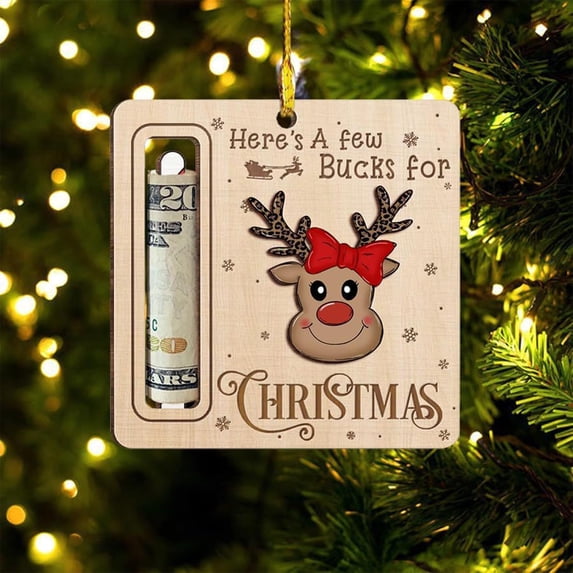 XGFHYJEH Christmas Ornaments Sets, Christmas Tree Decorations, Christmas Tree Ornaments Clearance, Hanging Cute Money Holders Christmas Ornament for Xmas Tree