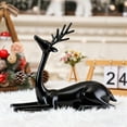 thumbnail image 1 of XGFHYJEH Christmas Reindeer Statue Small Resin Reindeer Figurine Tabletop Reindeer Christmas Decor Deer Figurine Decorations, 1 of 6
