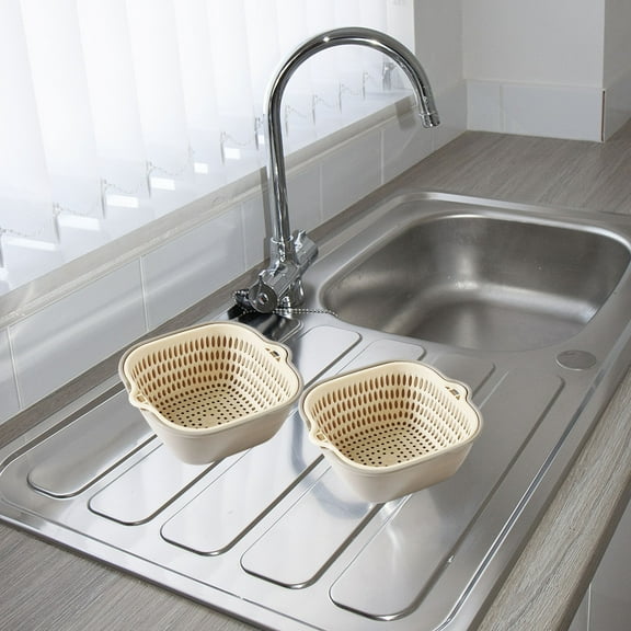 XGFHYJEH Colander, Colander Plastic, Small Colander, Berry Colander, Kitchen Colander, Fruit Colander, Small Colander for Fruit and Veggies, Colander Bowl