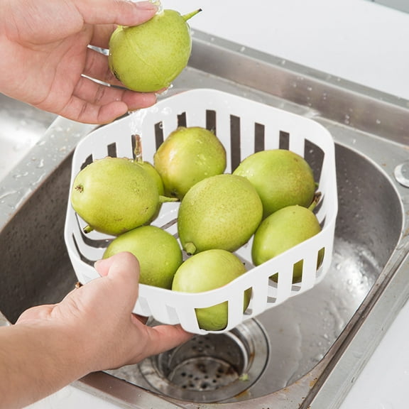 XGFHYJEH Colander, Colander Plastic, Small Colander, Berry Colander, Kitchen Colander, Fruit Colander, Small Colander for Fruit and Veggies