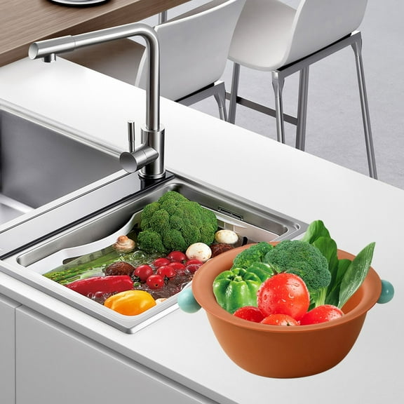 XGFHYJEH Colander, Colander Plastic, Small Colander, Berry Colander, Kitchen Colander, Fruit Colander, Small Colander for Fruit and Veggies