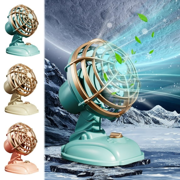 XGFHYJEH Desk Fan, Box Fan, Small Fan, Box Fan Clearance, Small Desk Fan, Small Fans for Desk, Portable Personal Quiet Electric Fan for Home, Plastic