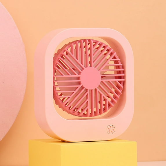XGFHYJEH Desk Fan, Box Fan, Small Fan, Box Fan Clearance, Small Desk Fan, Small Fans for Desk, Portable Personal Quiet Electric Fan for Home, Plastic